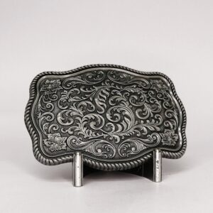 The Silver Rec Filigree Belt Buckle
