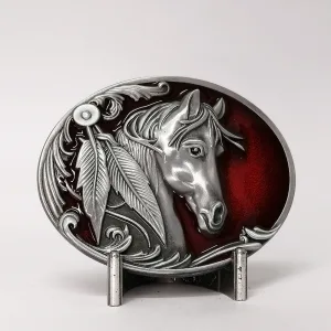 The Red Mare Belt Buckle