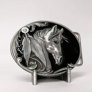 The Black Mare Belt Buckle
