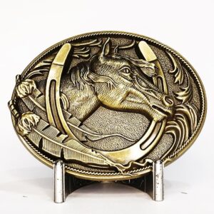 The Bronze Stallion Belt Buckle
