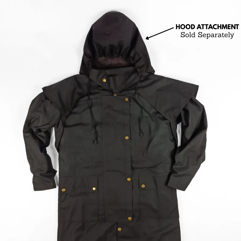 All-Weather Oilskin Long Coat - Image 7