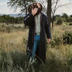 All-Weather Oilskin Long Coat