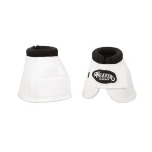 Weaver No-Turn Bell Boots - White
