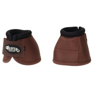 Weaver No-Turn Bell Boots - Brown