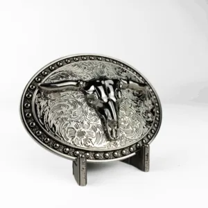 Steer Skull Belt Buckle