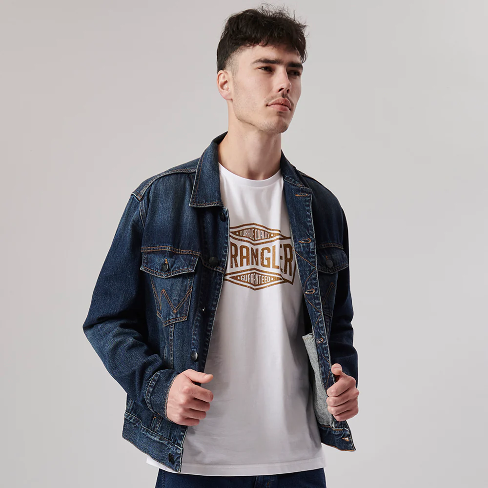 Wrangler - Denim Jacket (Well Worn Blue) - Image 4