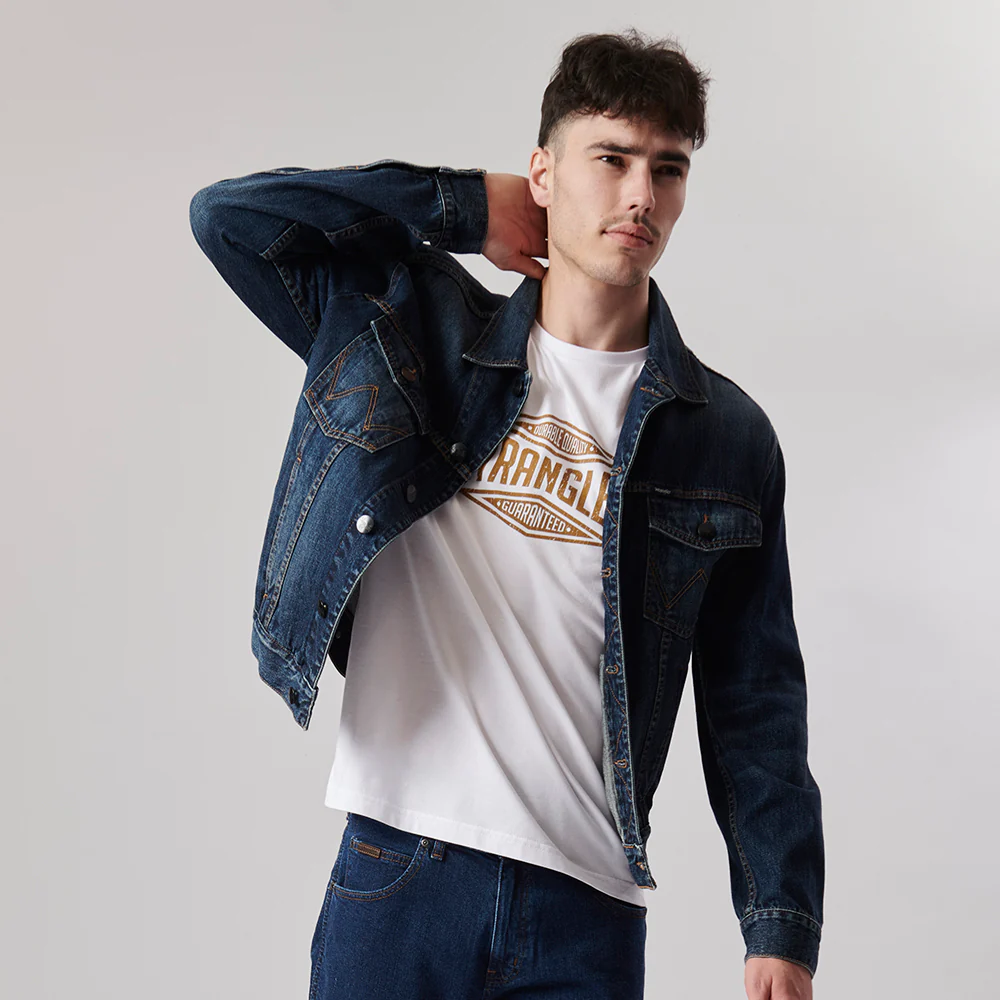 Wrangler - Denim Jacket (Well Worn Blue) - Image 6