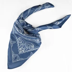 Wild Rag / Bandana - White & Blue