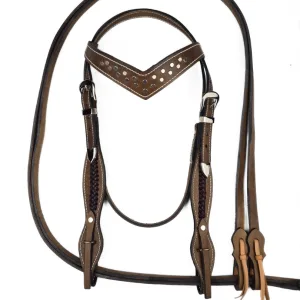 Western Bridle with Reins - Open Range