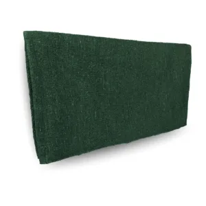 Handwoven Blanket Bottle Green