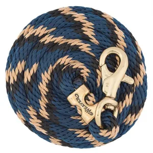 Weaver Poly Lead Rope with Brass Plated Bull Trigger Snap