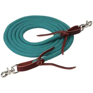 Weaver - EcoLuxe™ Bamboo Round Trail Rein (Turquoise)