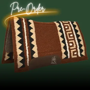 PRE-ORDER - Cheyenne Contoured Saddle Pad (Brown)
