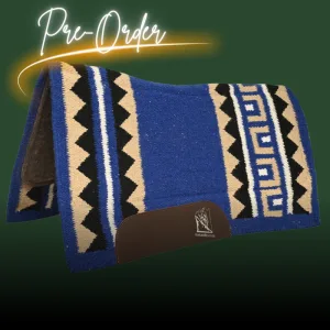 PRE-ORDER - Cheyenne Contoured Saddle Pad (Blue)