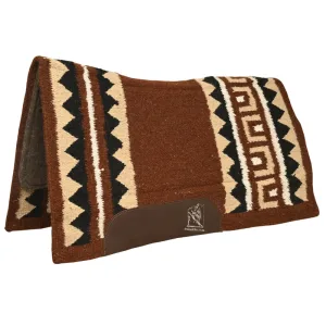Cheyenne Contoured Saddle Pad (Brown)
