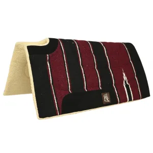 Pawnee Cutback Saddle Pad (Maroon)