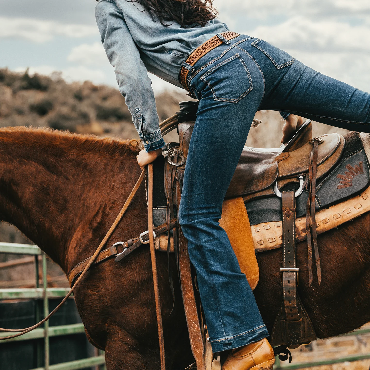0921 Stetson Flared Leg Jean – Ladies
