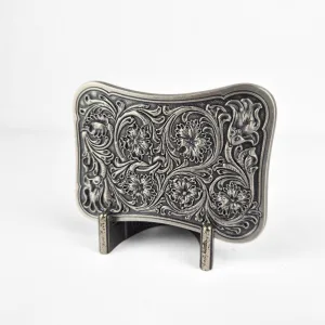 Vintage Floral Belt Buckle