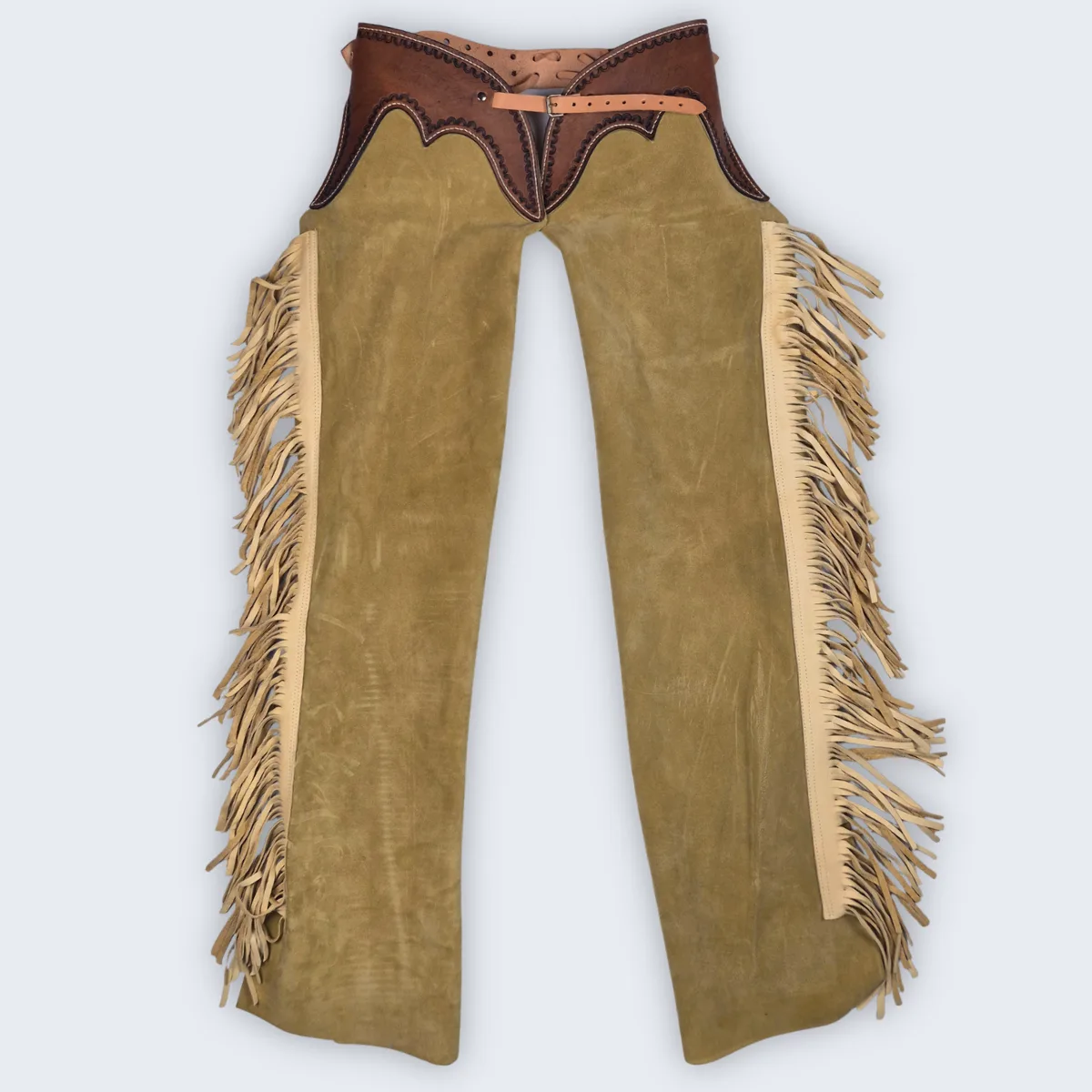 Leather Chaps - Saddleback Tan