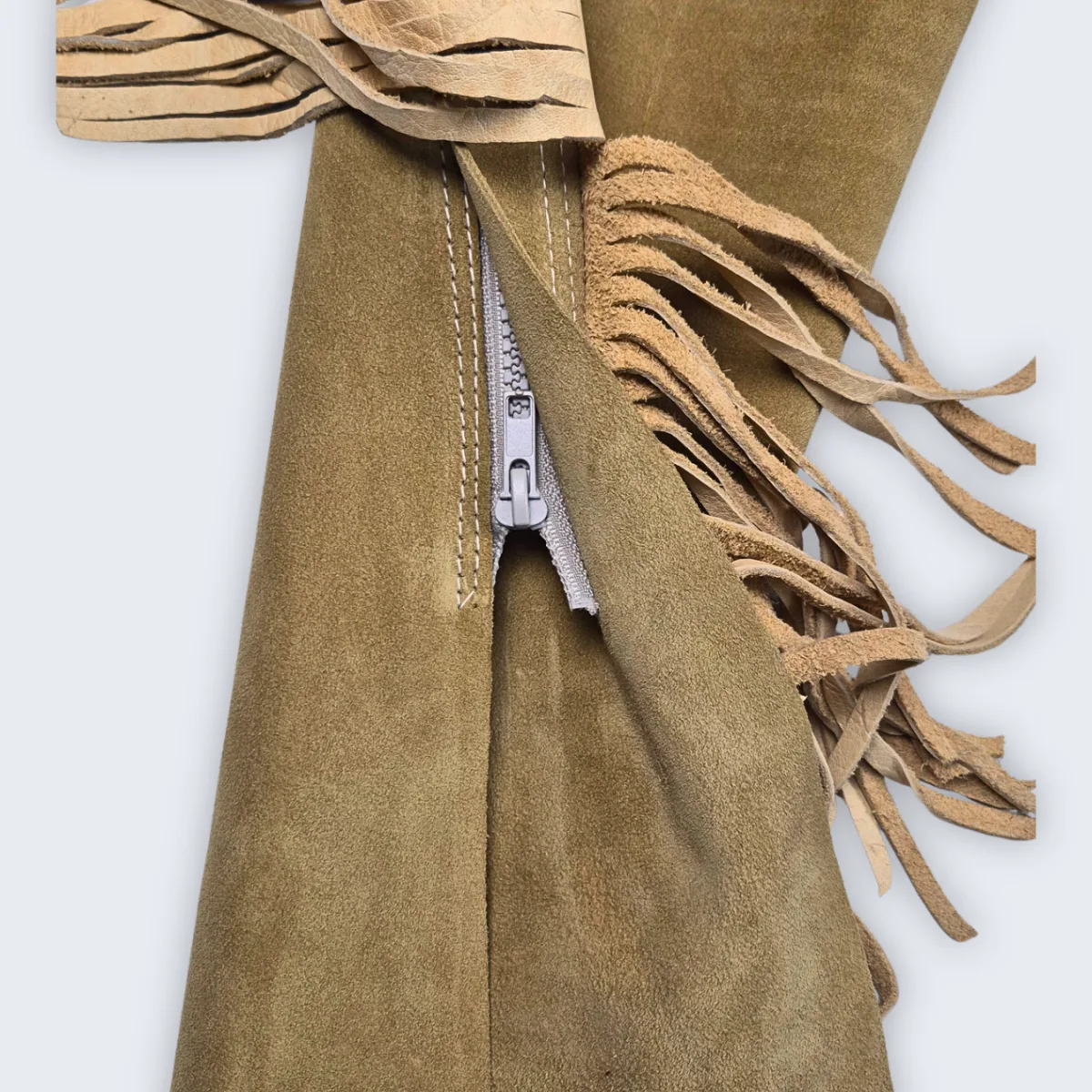 Leather Chaps - Saddleback Tan - Image 3
