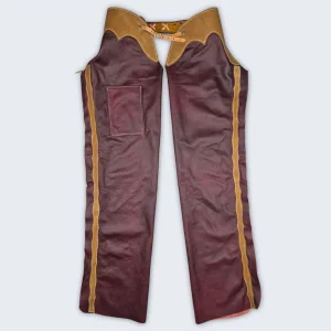 Leather Chaps - Iron & Oxide