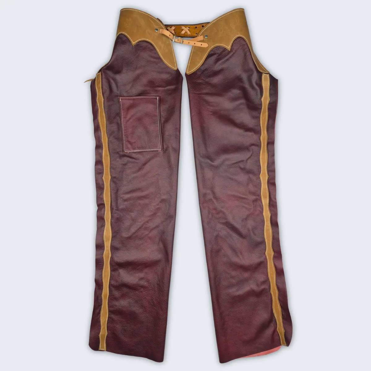 Leather Chaps - Iron & Oxide