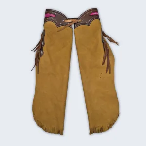 Leather Chinks - Copper Blossom