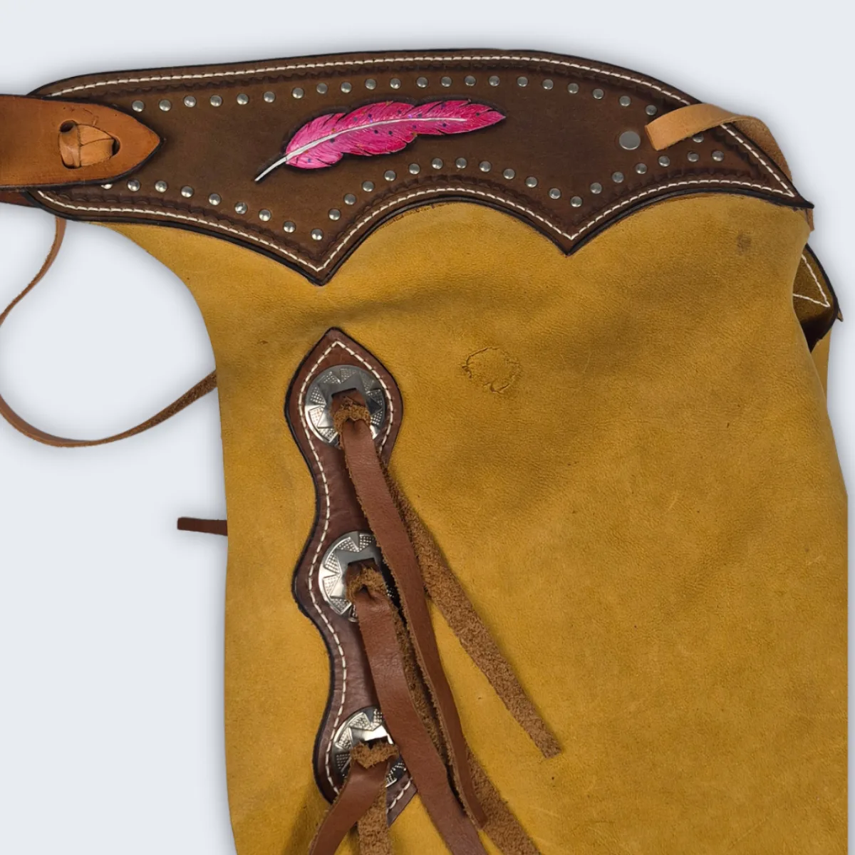 Leather Chinks - Copper Blossom - Image 2