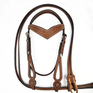 Western Bridle with Reins - Autumn Ridge
